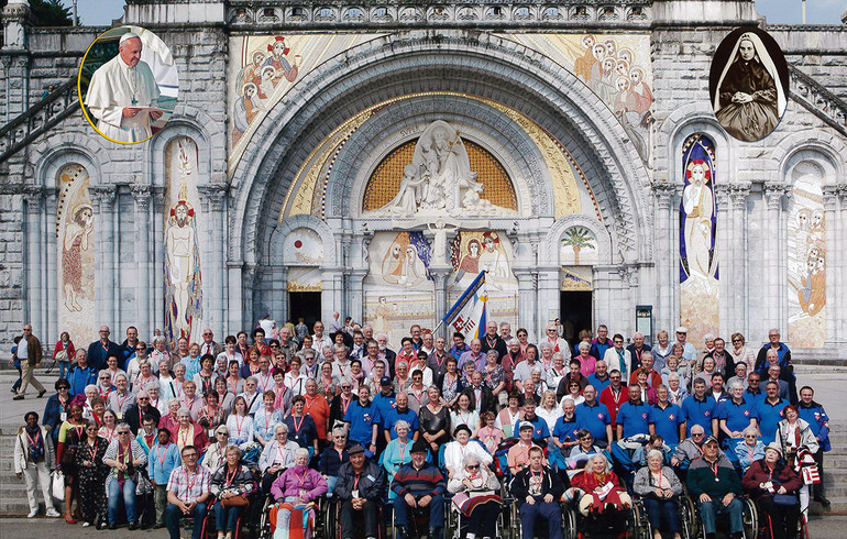 La photo souvenir de Lourdes