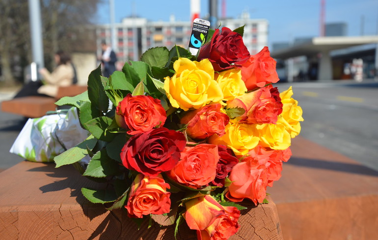 Action de Carême vend des roses pour le climat